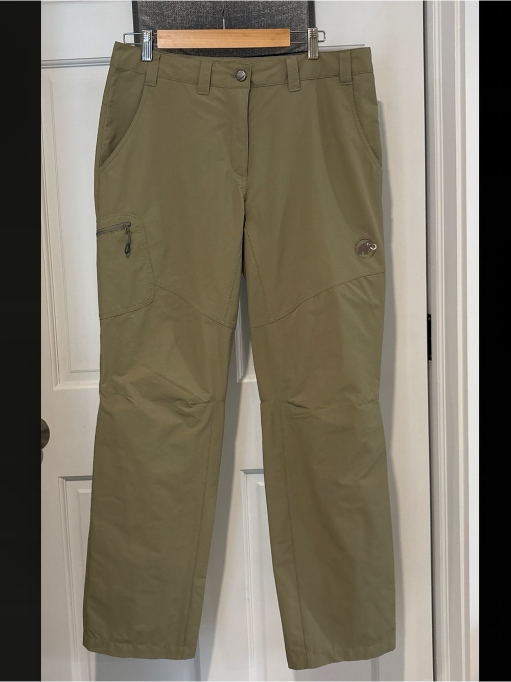 Mammut Runbold Hiking Pants Sage Green Women's Size 12 Lightweight